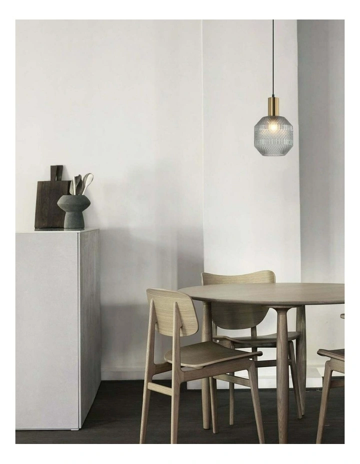 Maraca Interior Glass Jar With Quadrilateral Segment Pendant Lights image 5