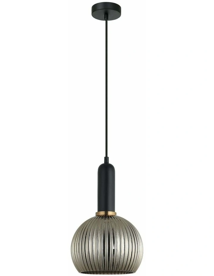 Vintaj Interior Wine Glass Shape Ribbed Glass Pendant Lights image 2