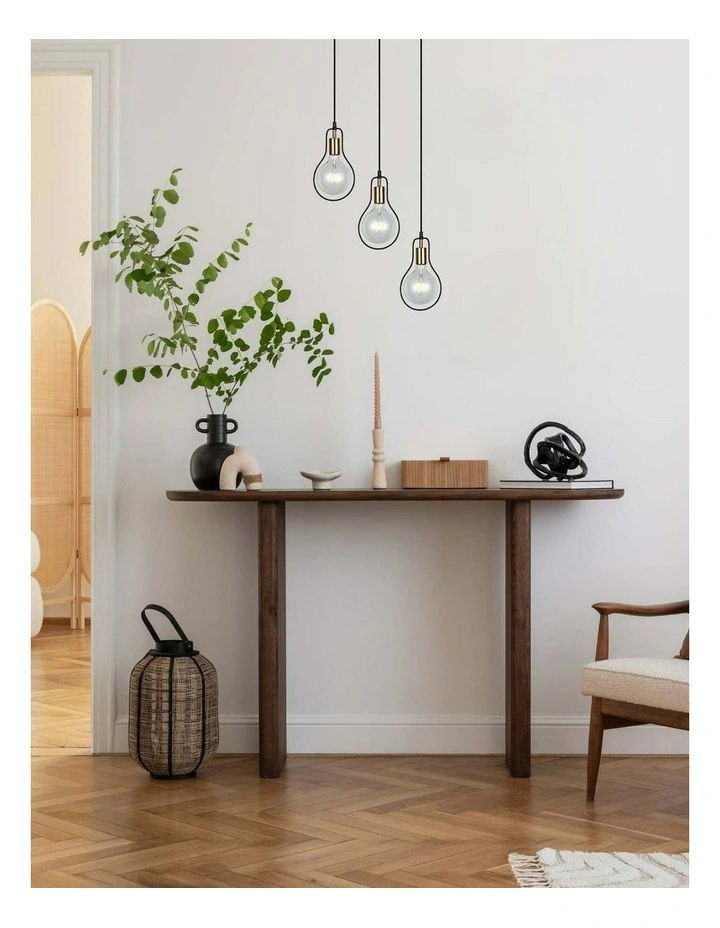 Contour Interior Black Wire Pear Shape Pendant Light image 2