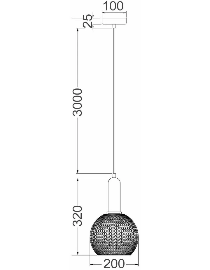 Pelto Modern Interior Wine Glass Segmented Glass Pendant Lights image 4