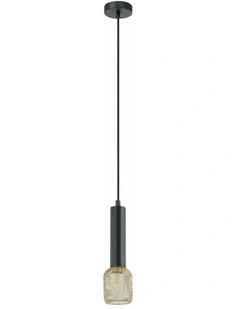 Mikro Modern Karaoke Mic Shape Interior Cylinder & Mesh Pendant Lights