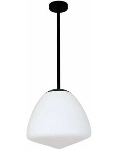 Ciotola Interior Tipped Large Dome Frosted Glass Pendant Lights