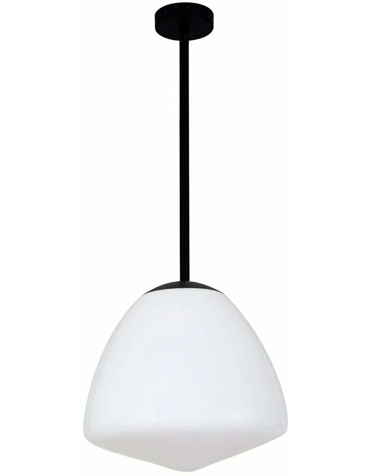 Ciotola Interior Tipped Large Dome Frosted Glass Pendant Lights image 1