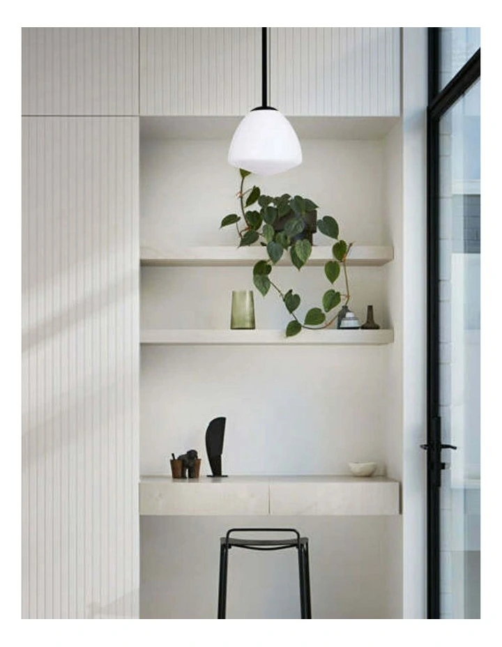 Ciotola Interior Tipped Large Dome Frosted Glass Pendant Lights image 2