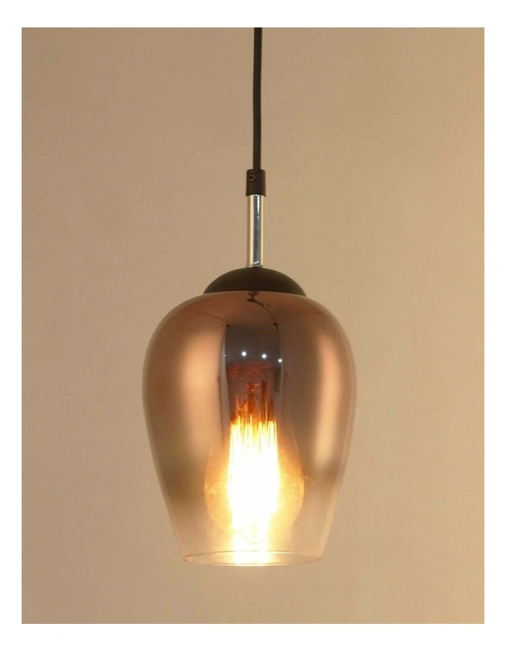 Vinum Interior Wine Glass Shape Colour Fading Effect Glass Pendant Lights image 4