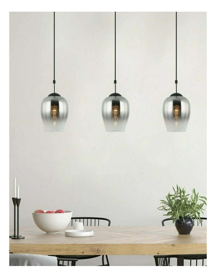 Vinum Interior Wine Glass Shape Colour Fading Effect Glass Pendant Lights image 6