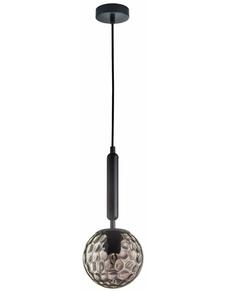 Trattino Interior Bronze Amber / Smokey Black Spherical Glass Pendant Lights image 1