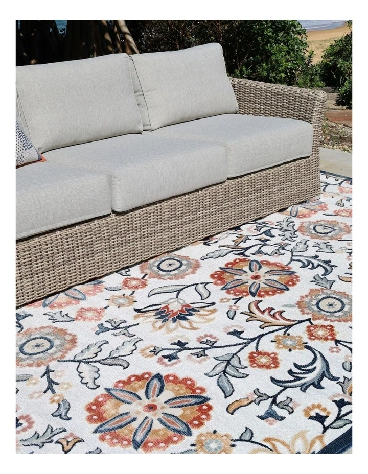 Fab Habitat Namsai Floral Indoor Outdoor Rug in Multicolour image 2