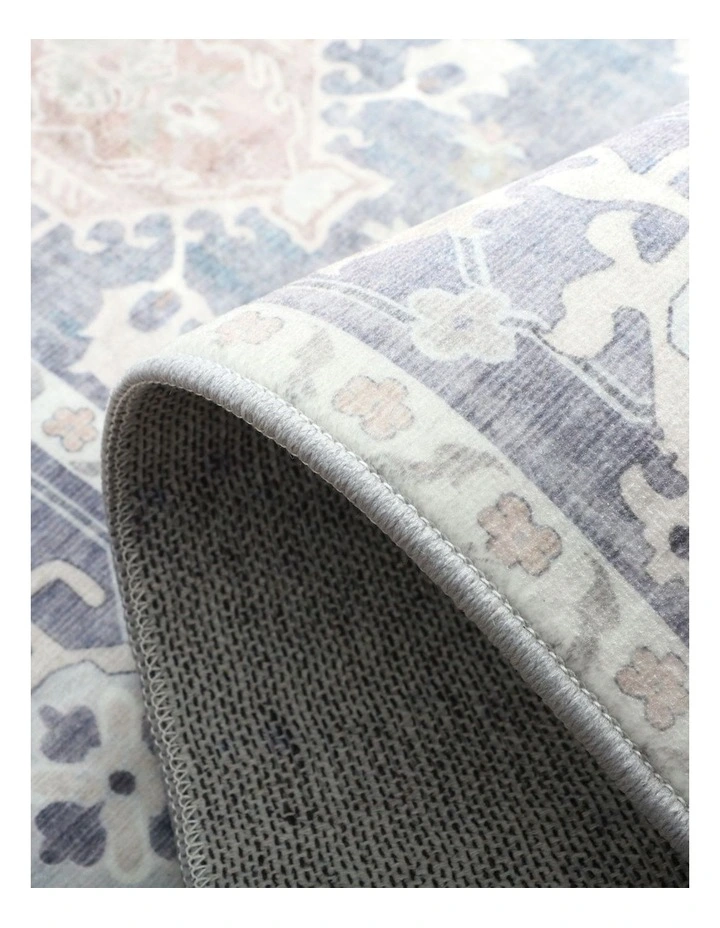 Fab Habitat Anna Machine Washable Rug in Grey image 3