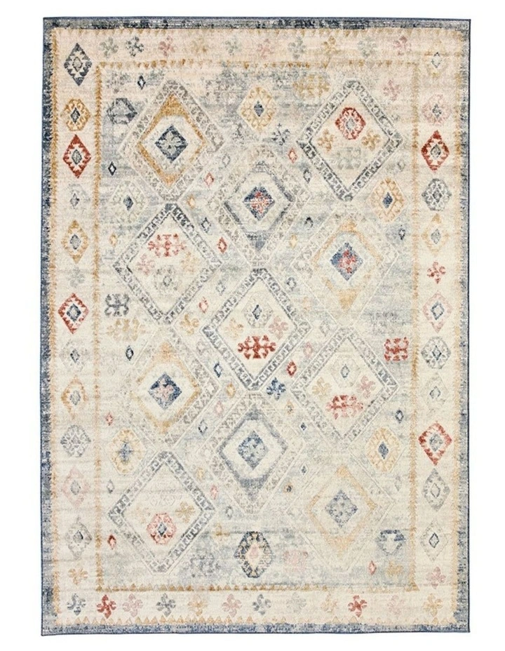 Fab Habitat Chetak Distressed Rug in Multicolour image 1