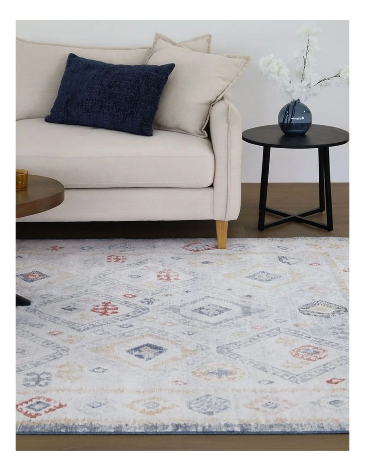 Fab Habitat Chetak Distressed Rug in Multicolour image 2