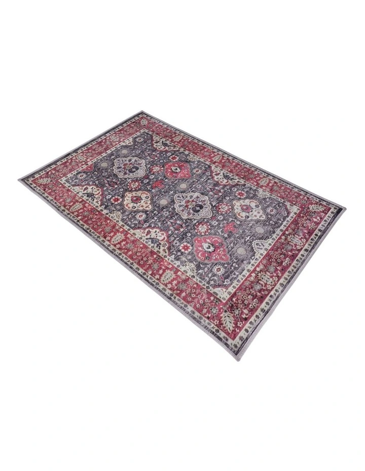 Fab Habitat Gilgit Traditional Nonslip Rug in Multicolour image 2