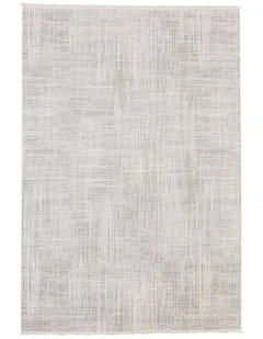 Fab Habitat Amadeus Modern Distressed Rug in Grey