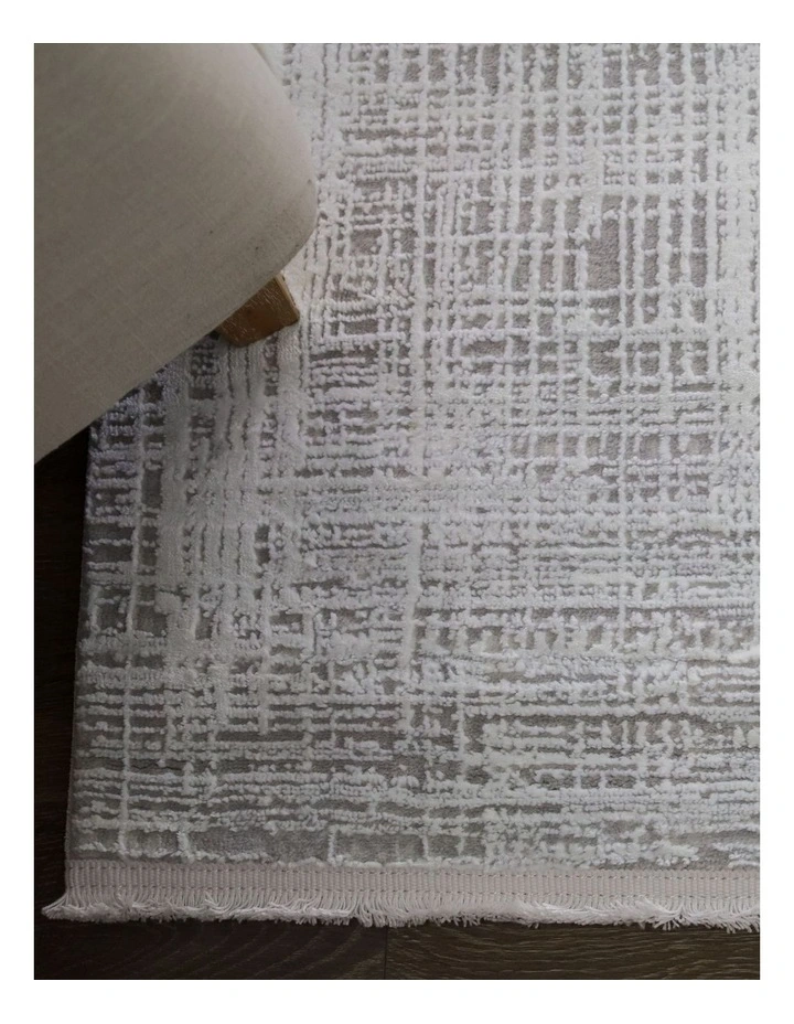 Fab Habitat Amadeus Modern Distressed Rug in Grey image 7