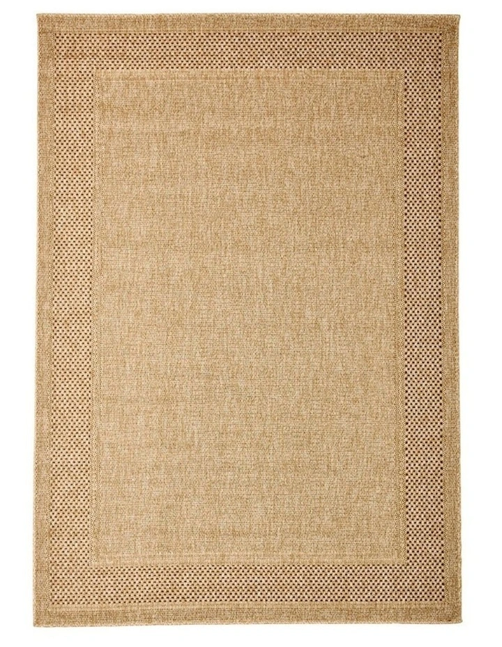 Fab Habitat Akita Indoor Outdoor Rug in Black and Natural image 1