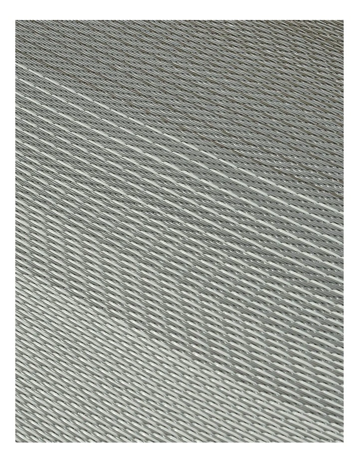 Fab Habitat Big Sur Modern Recycled Plastic Outdoor Rug in Ash Grey image 5