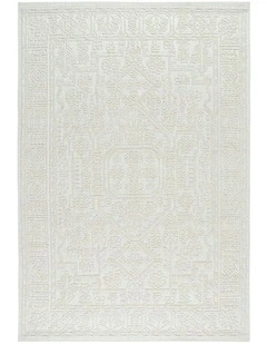 Fab Habitat Jay Wool Rug in Ivory