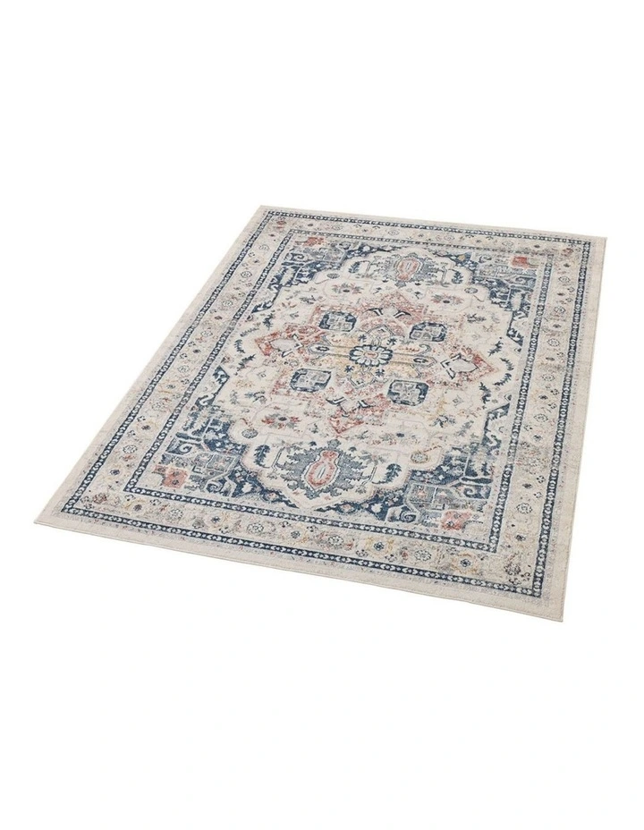 Fab Habitat Soreaq Traditional Distressed Rug in Pale Rose and White image 6