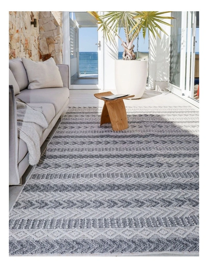 Fab Habitat Armour Striped Outdoor Rug image 2
