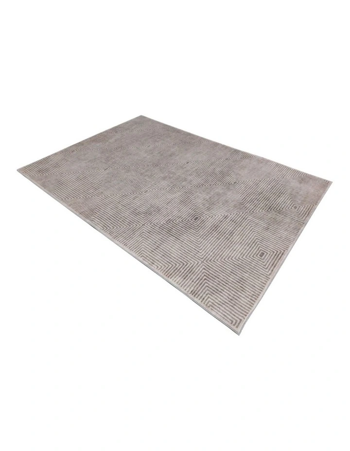 Fab Habitat Pam Machine Washable Rug in Grey image 2