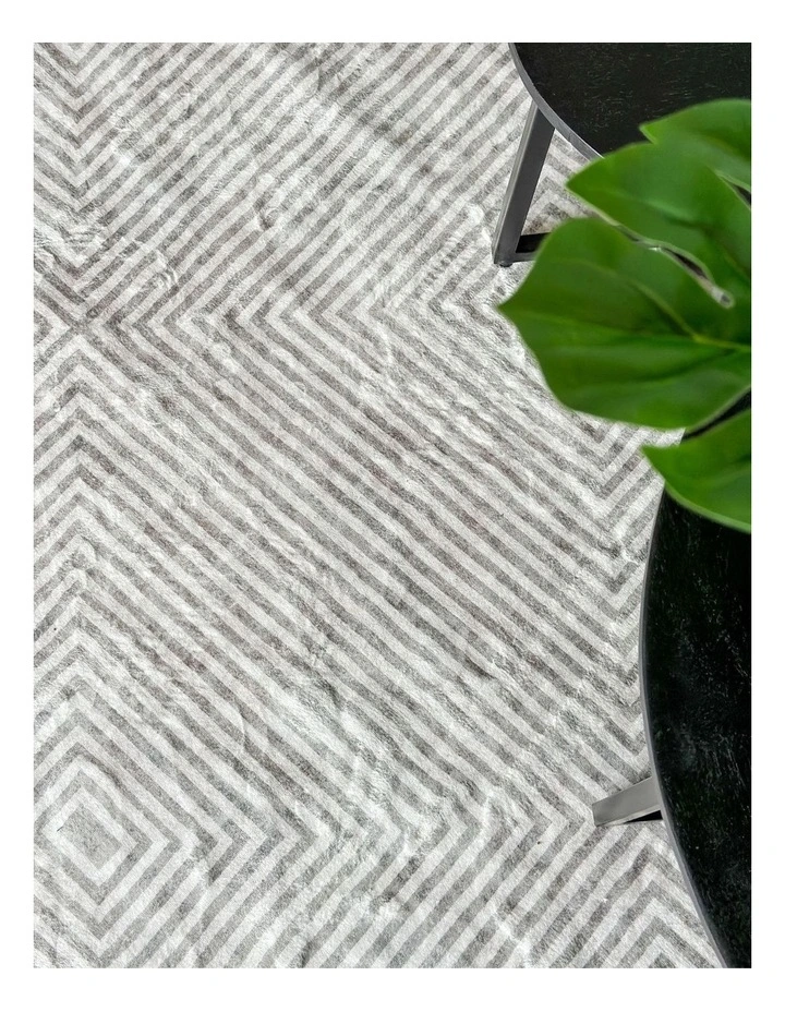 Fab Habitat Pam Machine Washable Rug in Grey image 5