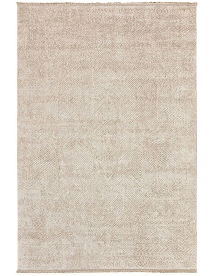 Fab Habitat Corin Distressed Rug in Beige image 1