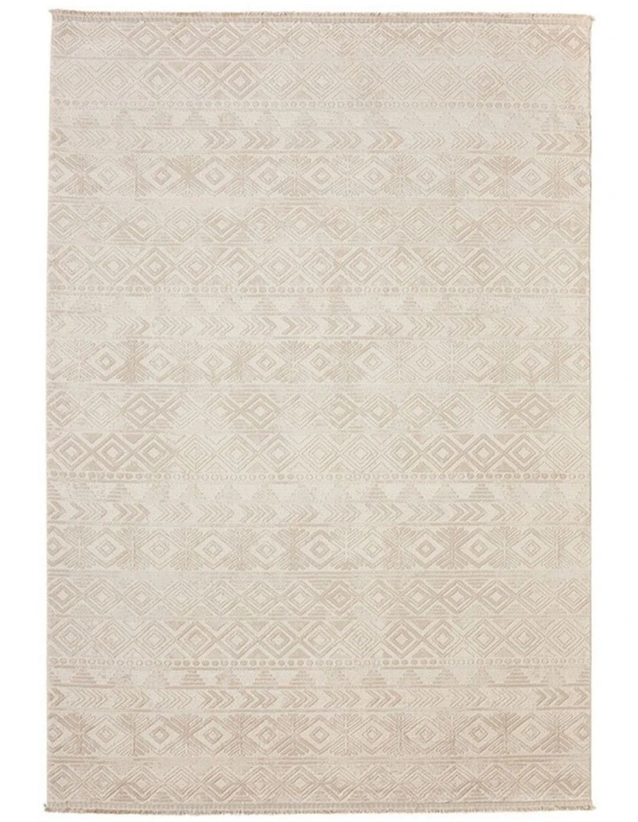 Fab Habitat Erika Distressed Rug in Beige image 1