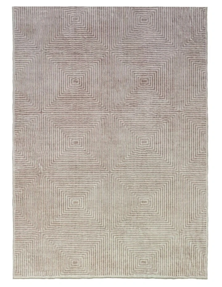 Fab Habitat Pam Machine Washable Rug in Beige image 1
