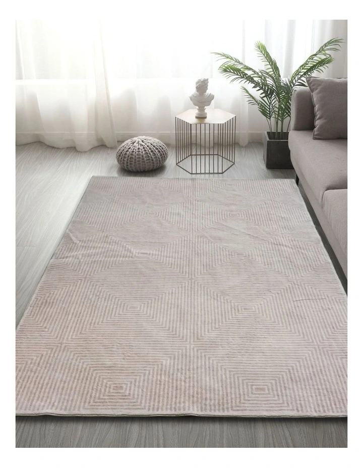 Fab Habitat Pam Machine Washable Rug in Beige image 4