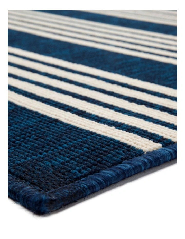Fab Habitat Mariona Stripes Outdoor Rug in Blue image 4