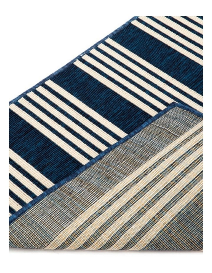 Fab Habitat Mariona Stripes Outdoor Rug in Blue image 5
