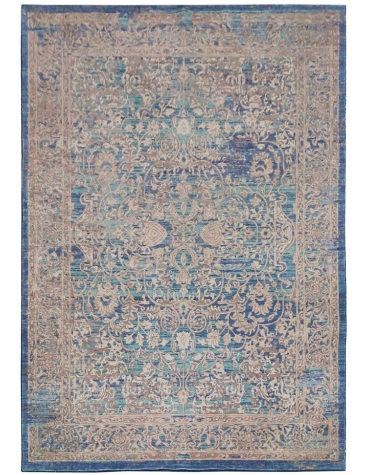 Fab Habitat Nimrit Traditional Machine Washable Rug in Multicolour image 1