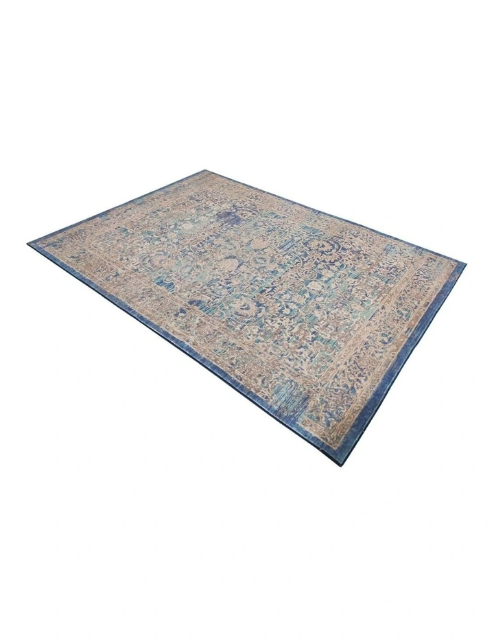 Fab Habitat Nimrit Traditional Machine Washable Rug in Multicolour image 2