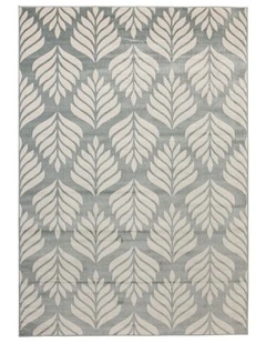 Fab Habitat Dibang Indoor Outdoor Rugs in Aqua Light Green and Cream