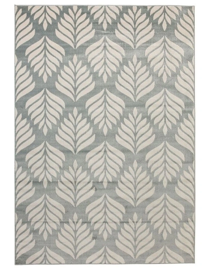 Fab Habitat Dibang Indoor Outdoor Rugs in Aqua Light Green and Cream image 1