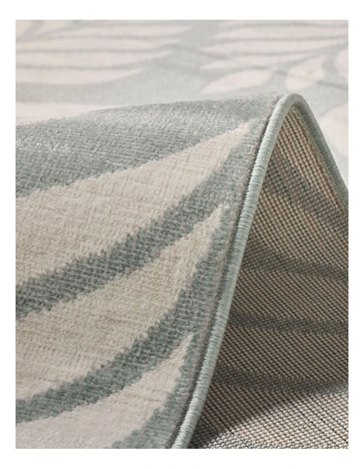 Fab Habitat Dibang Indoor Outdoor Rugs in Aqua Light Green and Cream image 3