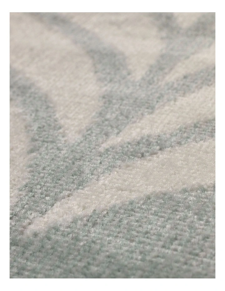 Fab Habitat Dibang Indoor Outdoor Rugs in Aqua Light Green and Cream image 4