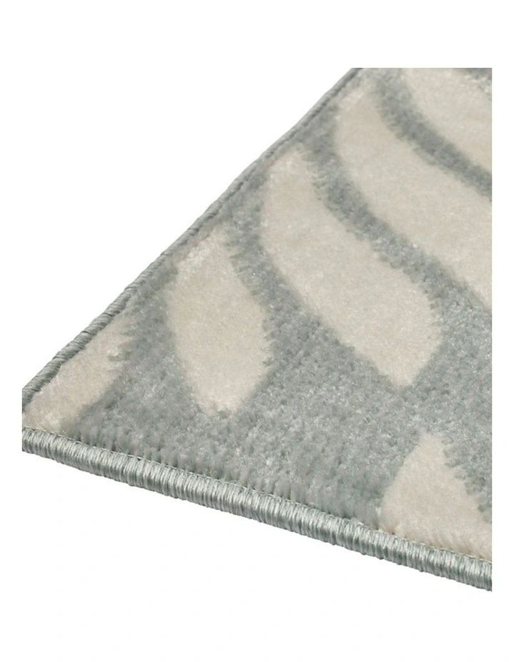 Fab Habitat Dibang Indoor Outdoor Rugs in Aqua Light Green and Cream image 5