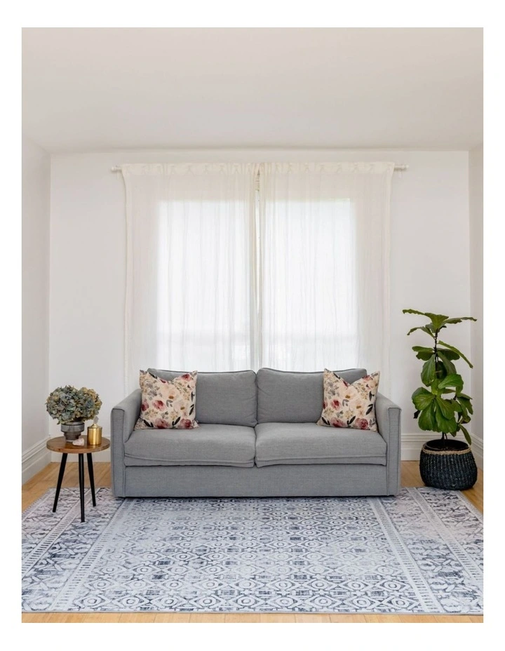 Fab Habitat Oran Traditional Distressed Non Slip Rug in Multicolour image 4