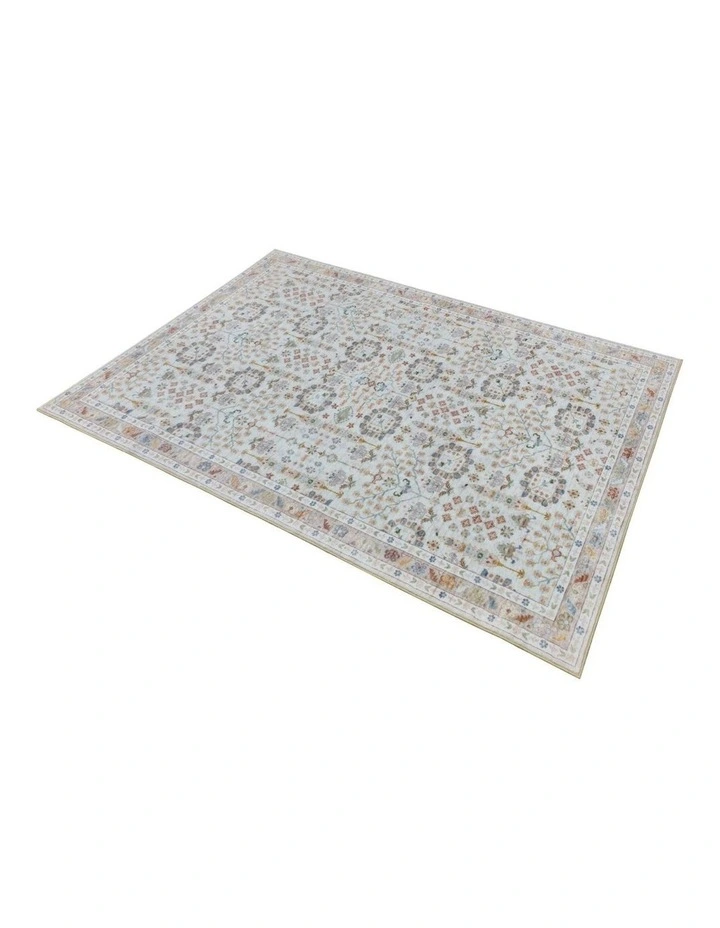 Fab Habitat Hamilton Distressed Machine Washable Rug in Multicolour image 2