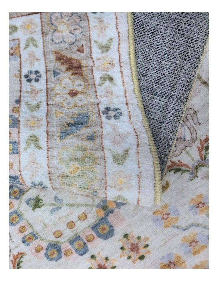 Fab Habitat Hamilton Distressed Machine Washable Rug in Multicolour image 3