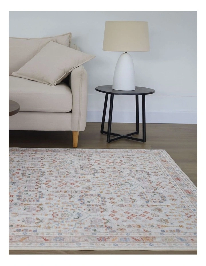 Fab Habitat Hamilton Distressed Machine Washable Rug in Multicolour image 4