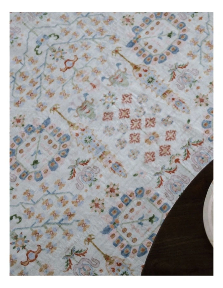 Fab Habitat Hamilton Distressed Machine Washable Rug in Multicolour image 5