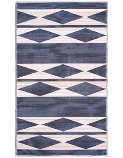 Fab Habitat Cairo Modern Outdoor Recycled Plastic Rug in Multicolour