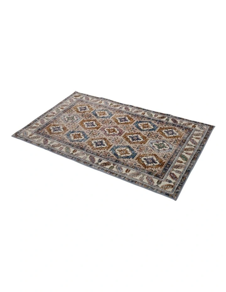 Fab Habitat Maisha Machine Washable Rug in Multicolour image 2