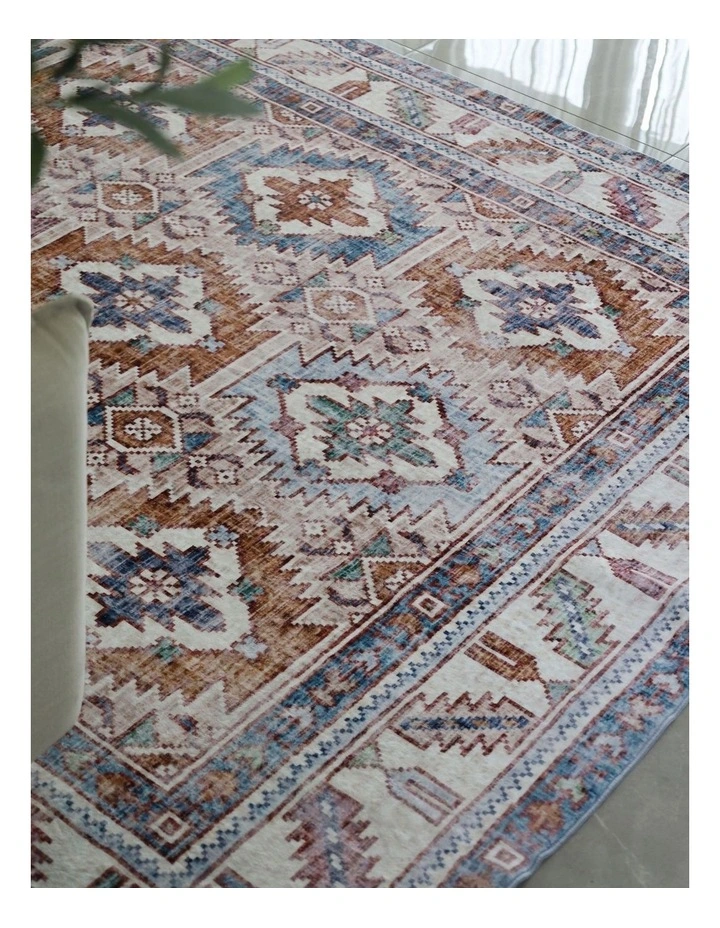 Fab Habitat Maisha Machine Washable Rug in Multicolour image 4