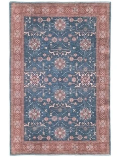 Fab Habitat Sarnia Machine Washable Rug in Multicolour