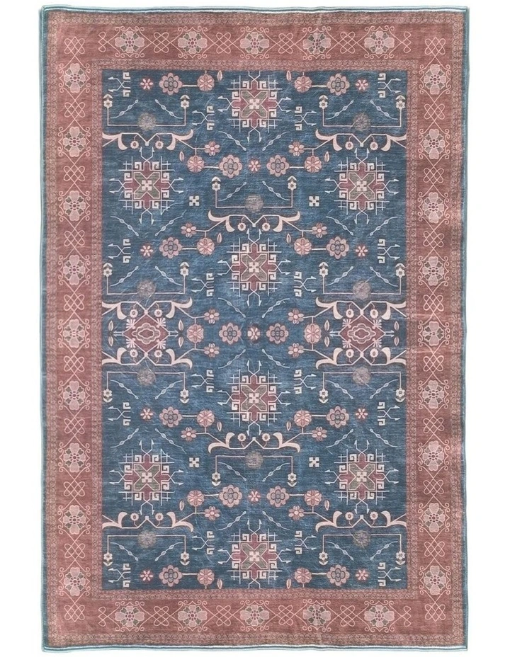Fab Habitat Sarnia Machine Washable Rug in Multicolour image 1