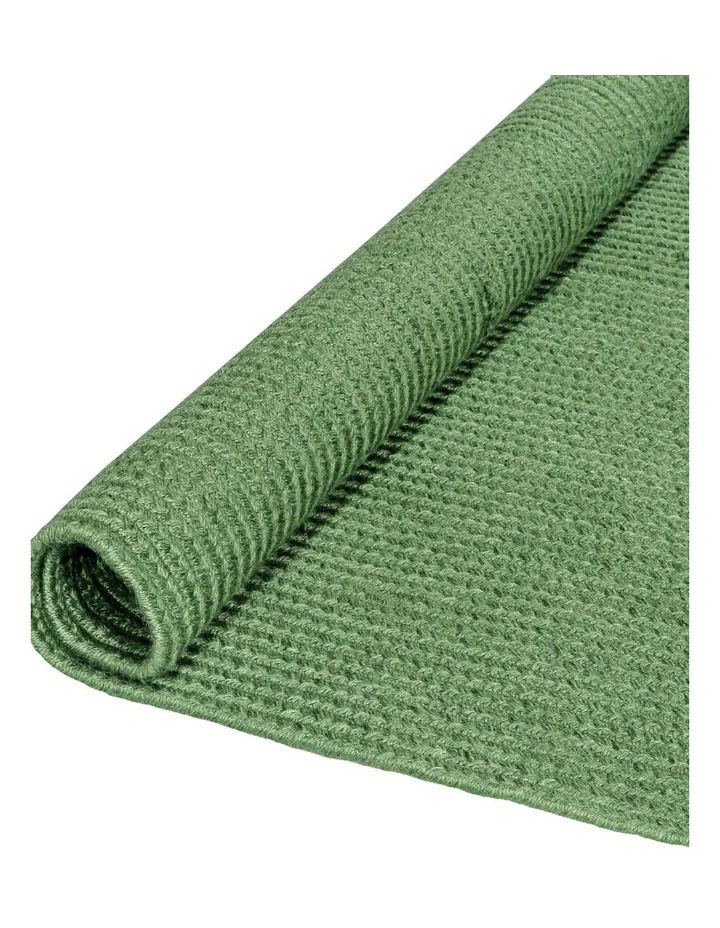 Fab Habitat Tula Oval Indoor Outdoor Rug in Sage image 3