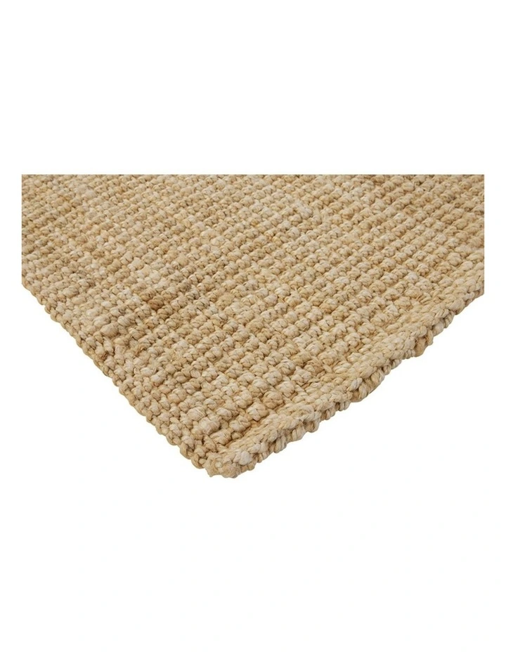 Fab Habitat Indira Jute Rug in Bleach and Natural image 3